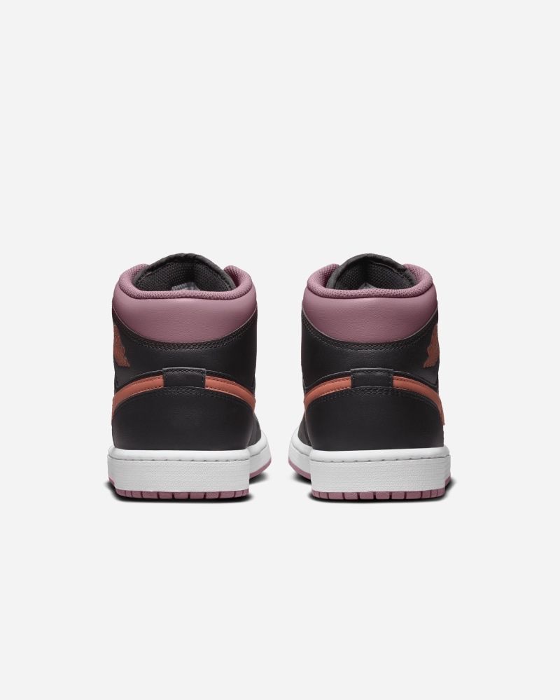 Chaussures Nike Air Jordan 1 Mid SE Noir & Orange pour homme