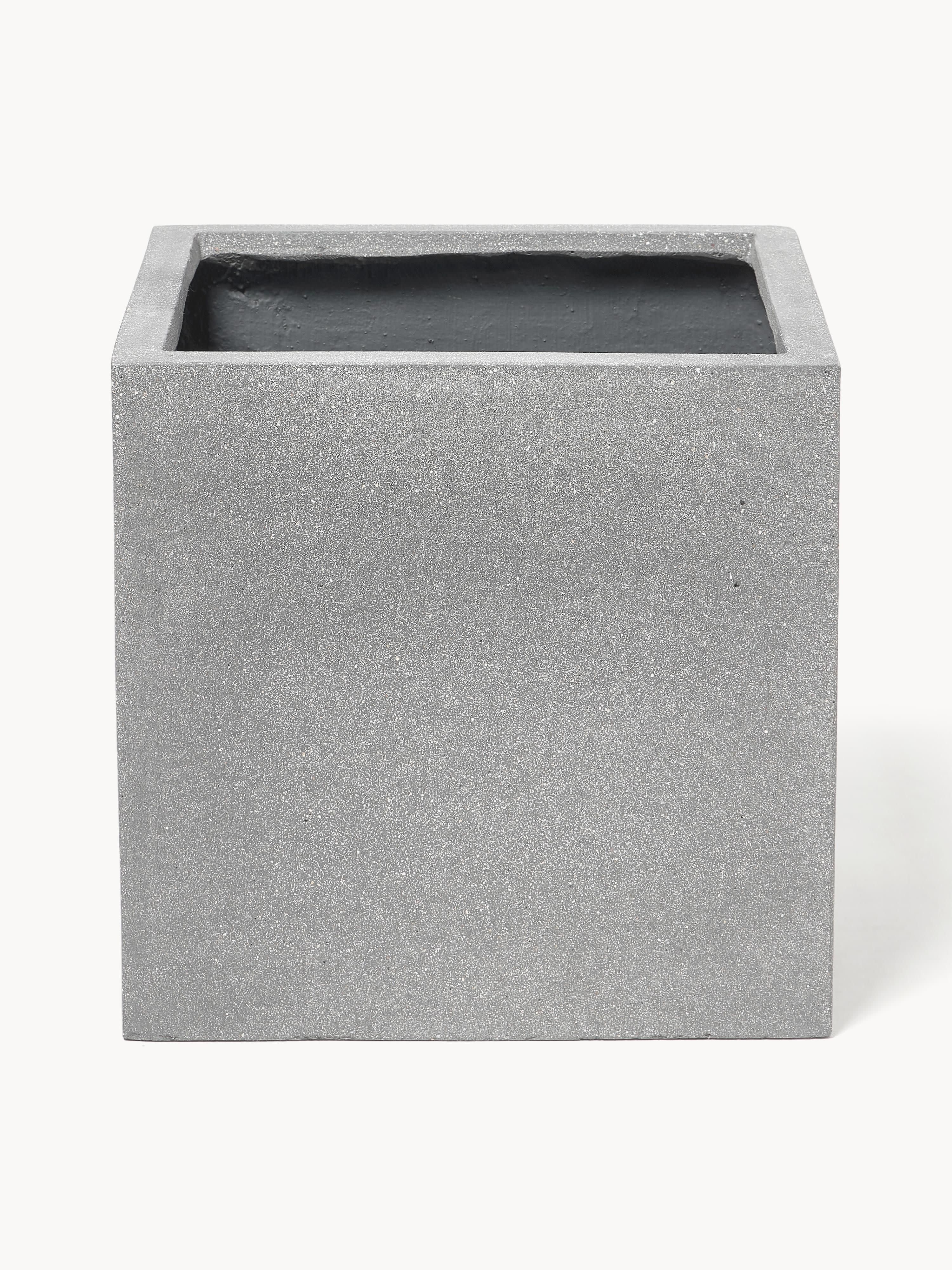 Outdoor plantenpot Tuscany van beton, H 40 cm