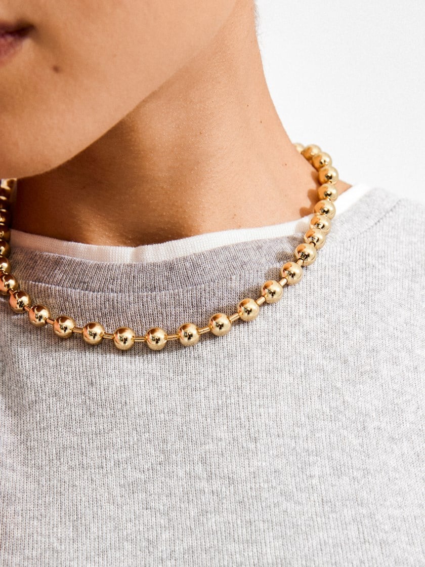 Air Necklace Old Gold