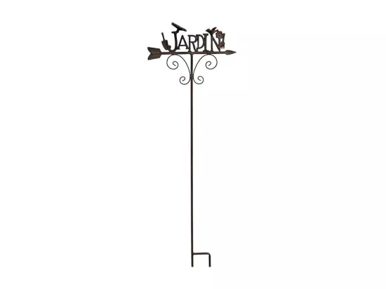 Tuteur direction jardin à planter 39 x 8 x 127 cm