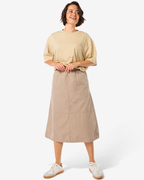 Jupe femme Kota marron clair  beige