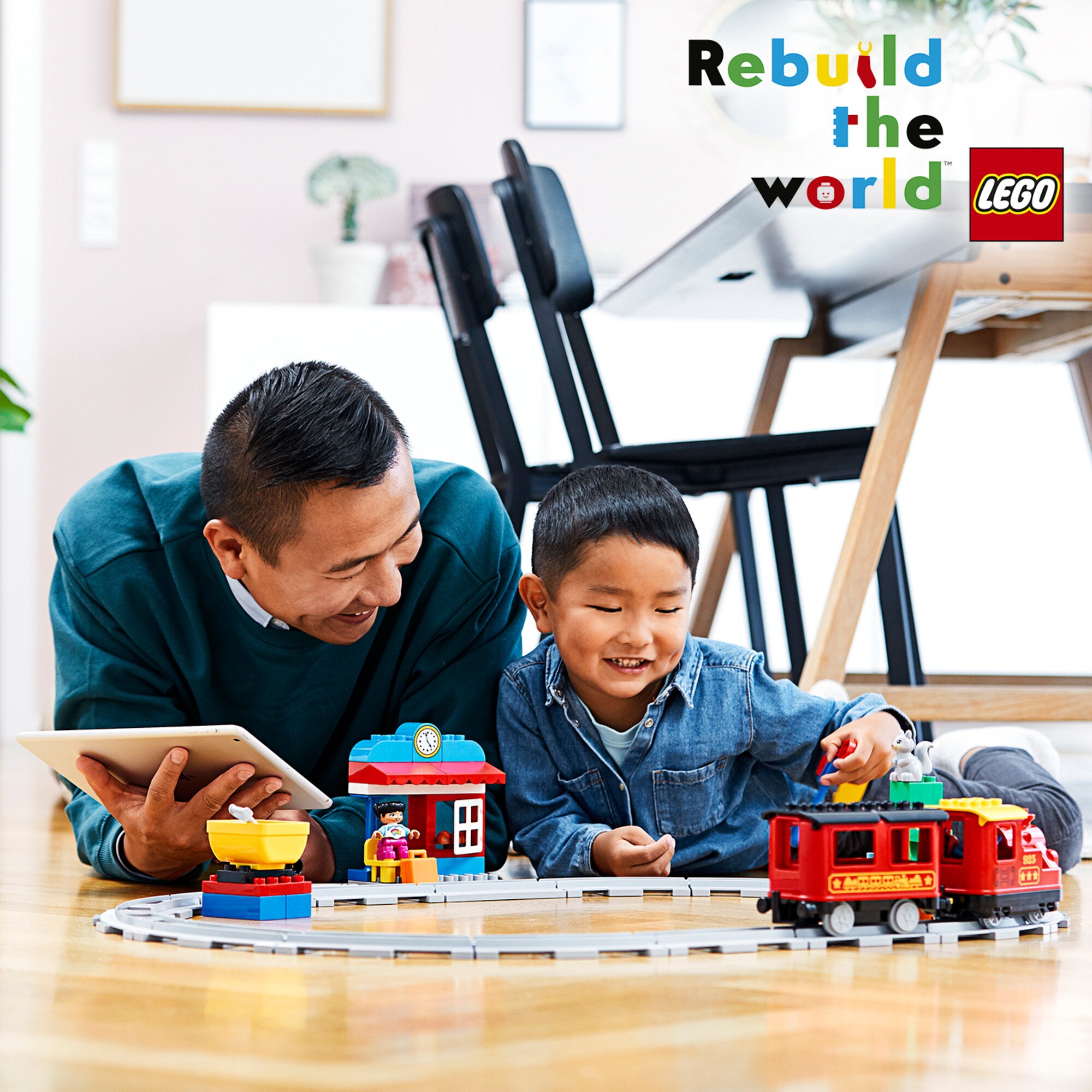 LEGO Konstruktionsspielzeug DUPLO Dampfeisenbahn