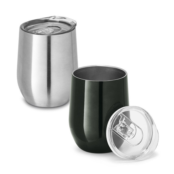 hi!dea 94677 - Verre de voyage en acier inoxydable 400 mL