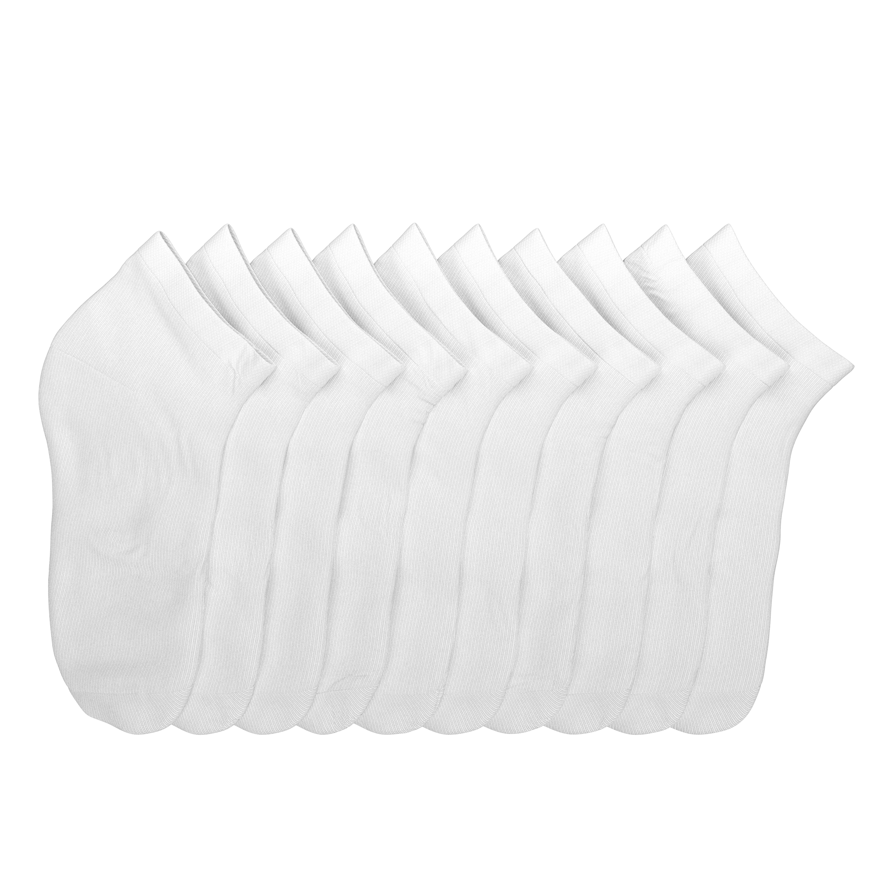 Sneaker Socken Grösse 43 - 46 10er Set weiss
