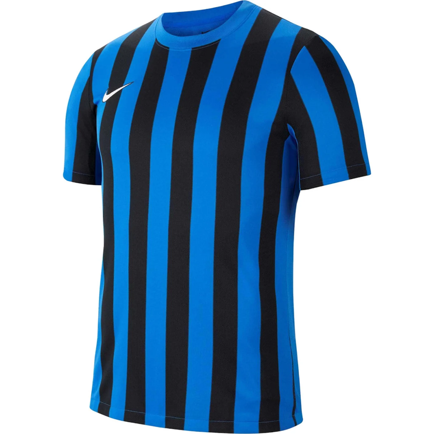 Nike Striped Division IV Voetbalshirt Kids Blauw Zwart