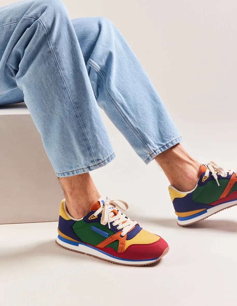 Baskets running André M.Moustache