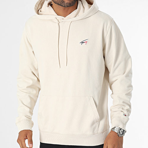 Sweat Capuche Regular Washed Signature 7912 Beige