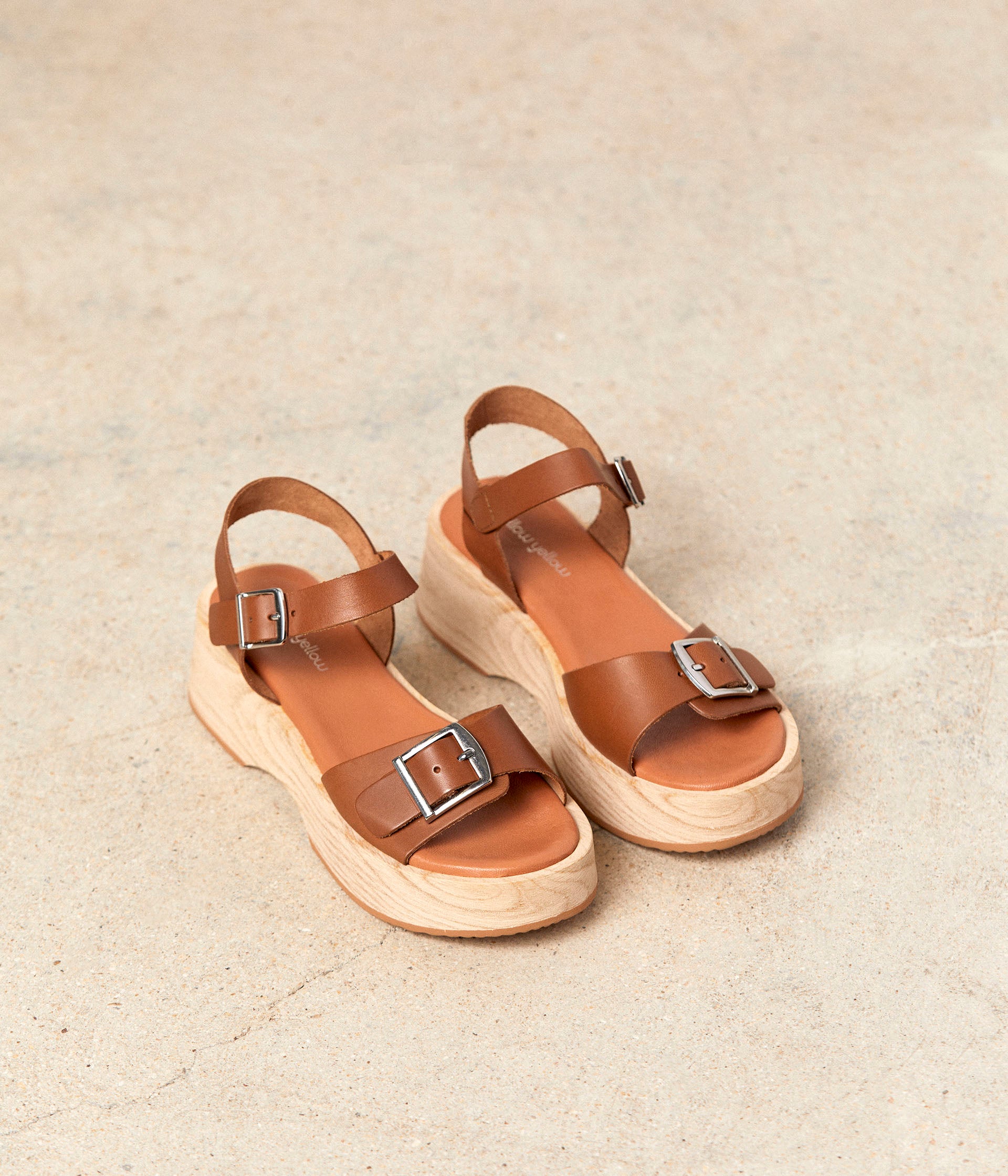 Sandales cognac Hida