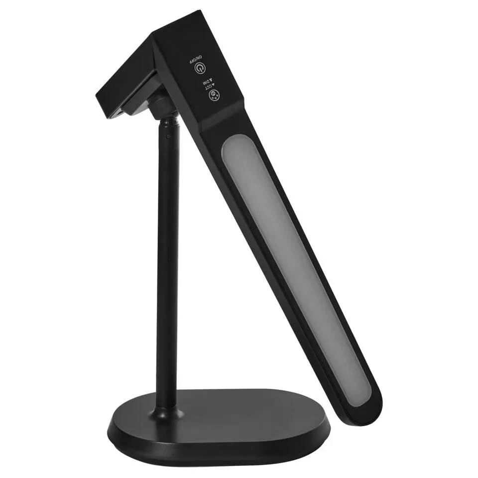 TUCANA - Bureaulamp LED - Zwart - Synthetisch materiaal