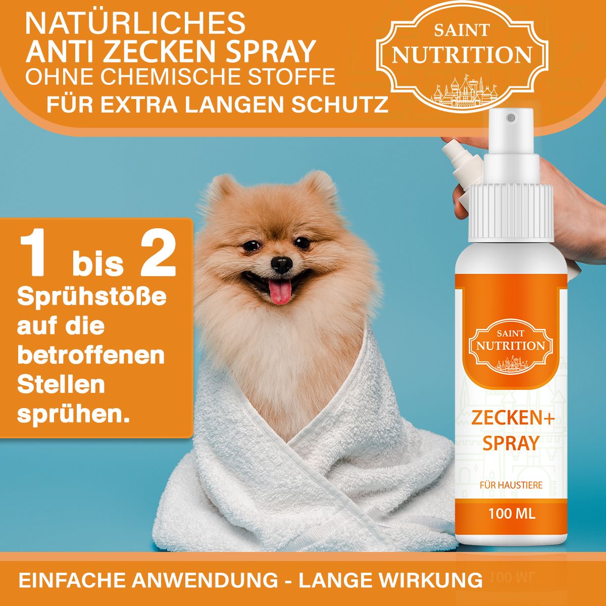 Saint Nutrition® | Zeckenschutz Spray