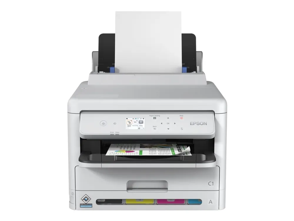 Epson WorkForce Pro WF-C5390DW - Printer - farve - Duplex - blækprinter - A4/Legal - 4800 x 1200 dpi - op til 25 spm (mono) / op til 25 spm (farve) - kapacitet: 330 ark - USB, Wi-Fi, Gigabit LAN