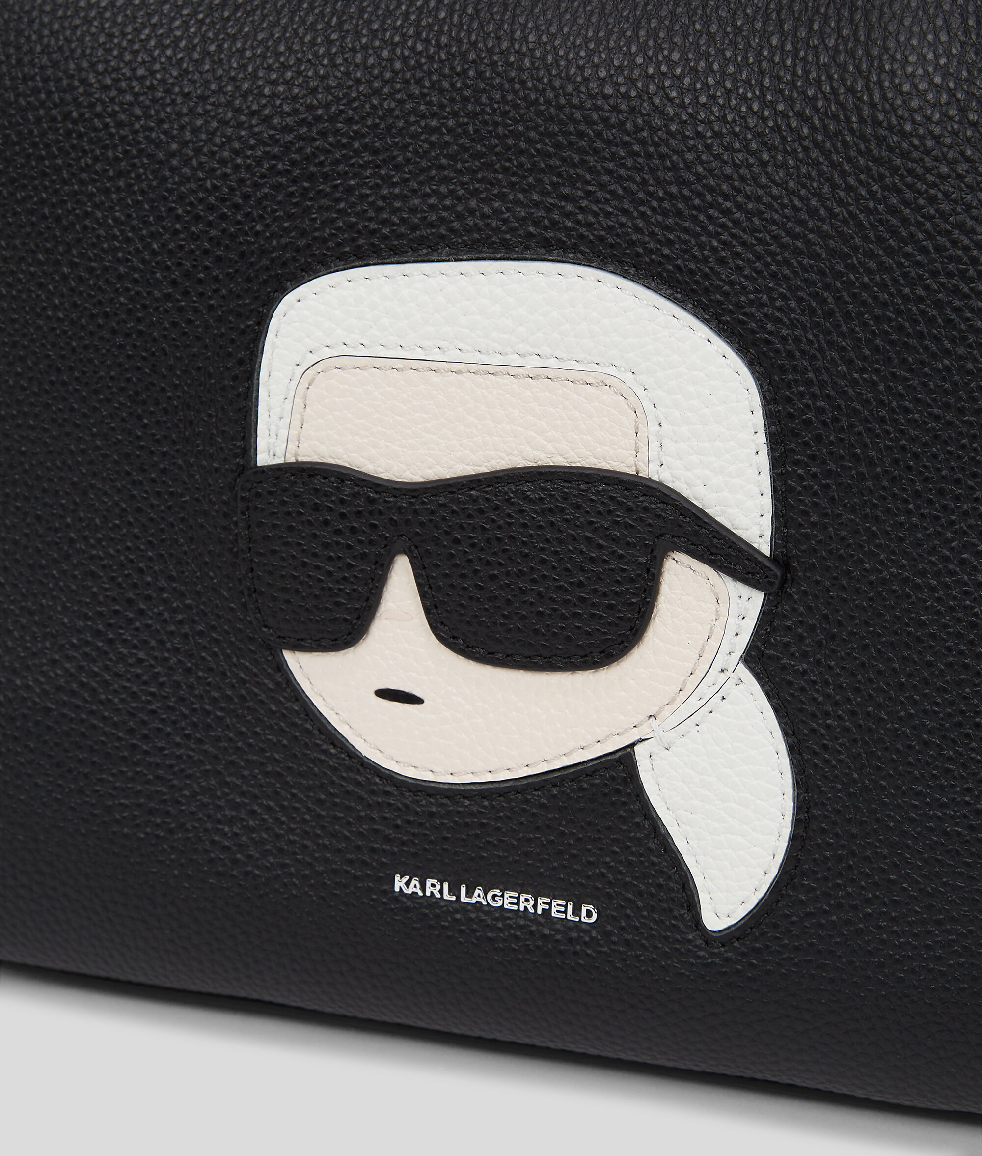 PETIT SAC PORTÉ ÉPAULE EN CUIR GRAINÉ K/IKONIK