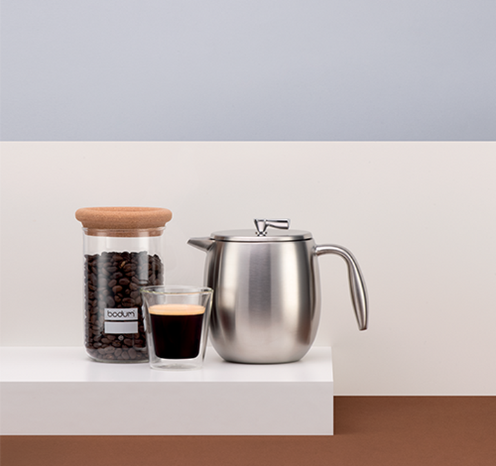 Cafetière à piston Columbia inox double paroi - 4 tasses / 50 cl - BODUM