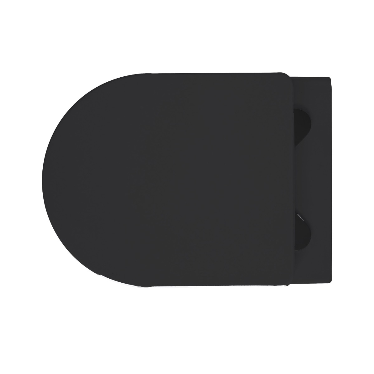 Sanigoods Willow hangend toilet met softclose sluiting zwart mat