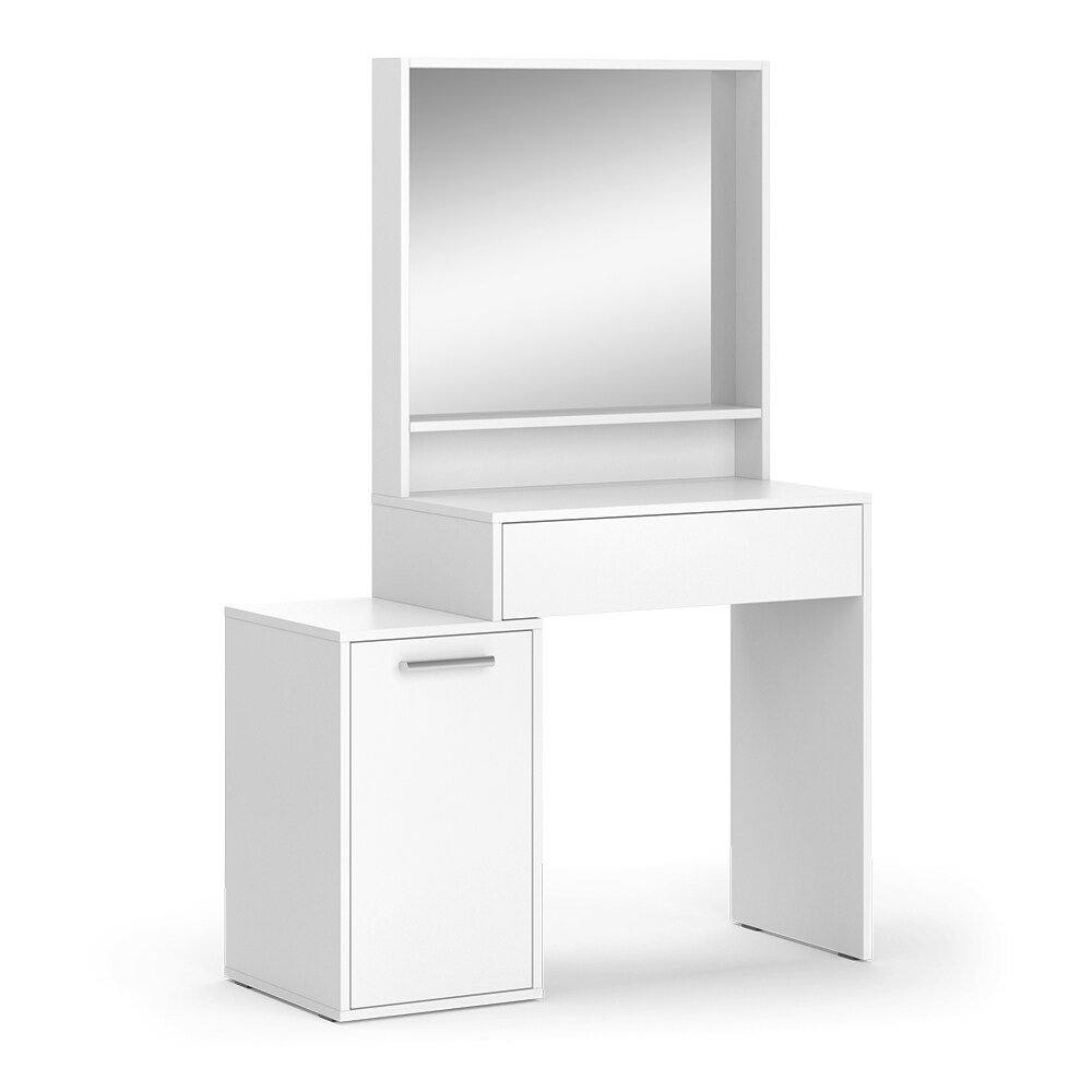 Vicco Schminktisch Altea mit Spiegel 95 x 145 cm, Weiß, kompakter Frisiertisch
