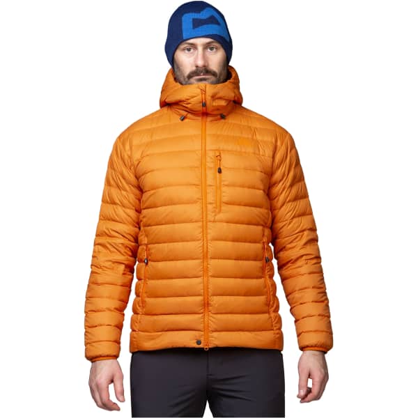 Doudoune ski de randonnée MOUNTAIN EQUIPMENT EARTHRISE HOODED MENS JACKET RUST