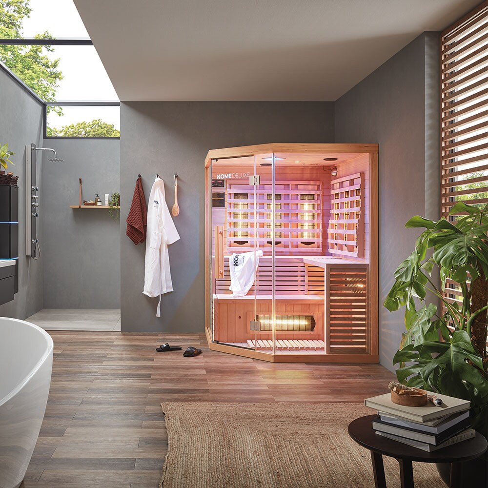 HOME DELUXE Infrarotkabine SAHARA - XXL mit Vollspektrumstrahler