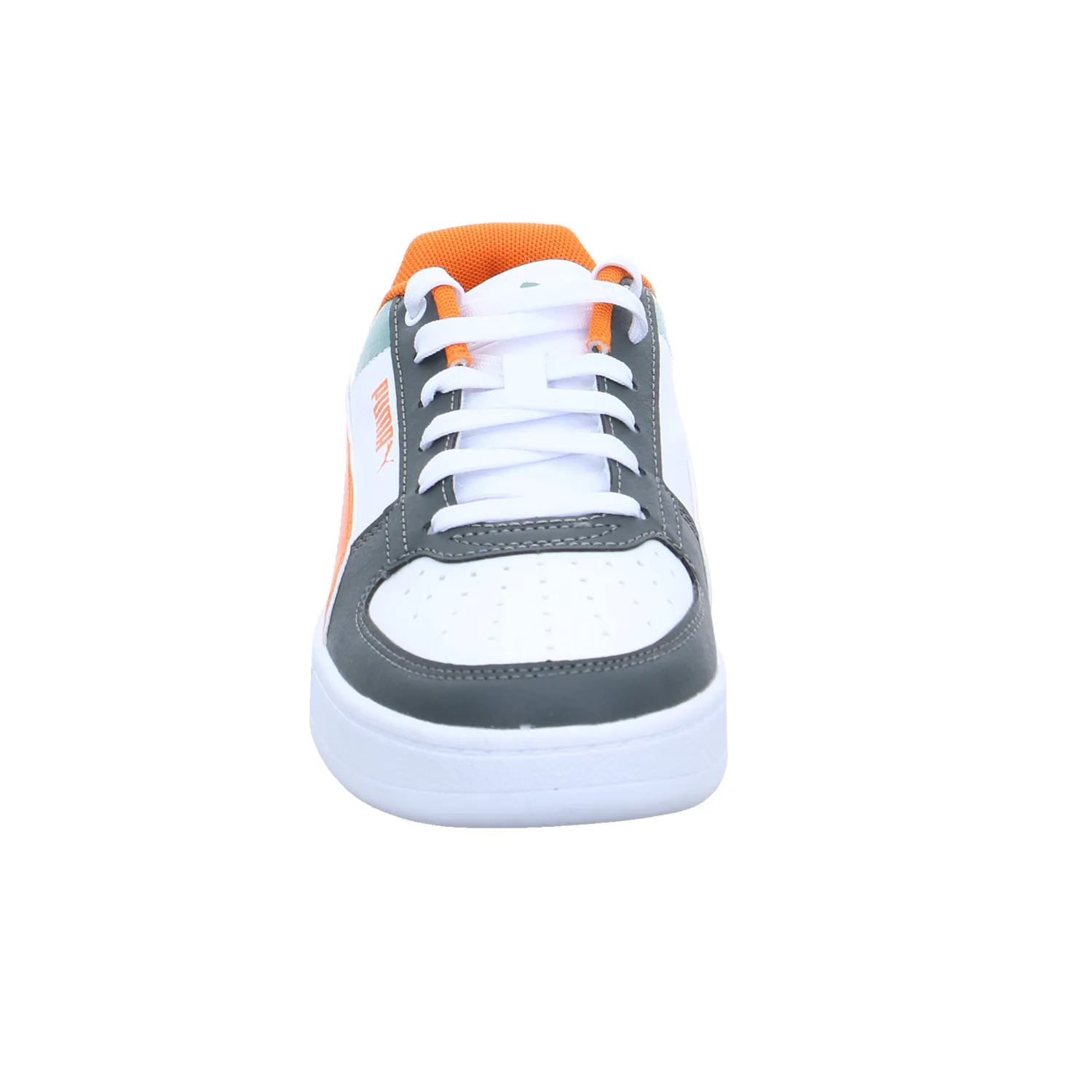 PUMA Kinder Sportschuh Weiss Lederimitat