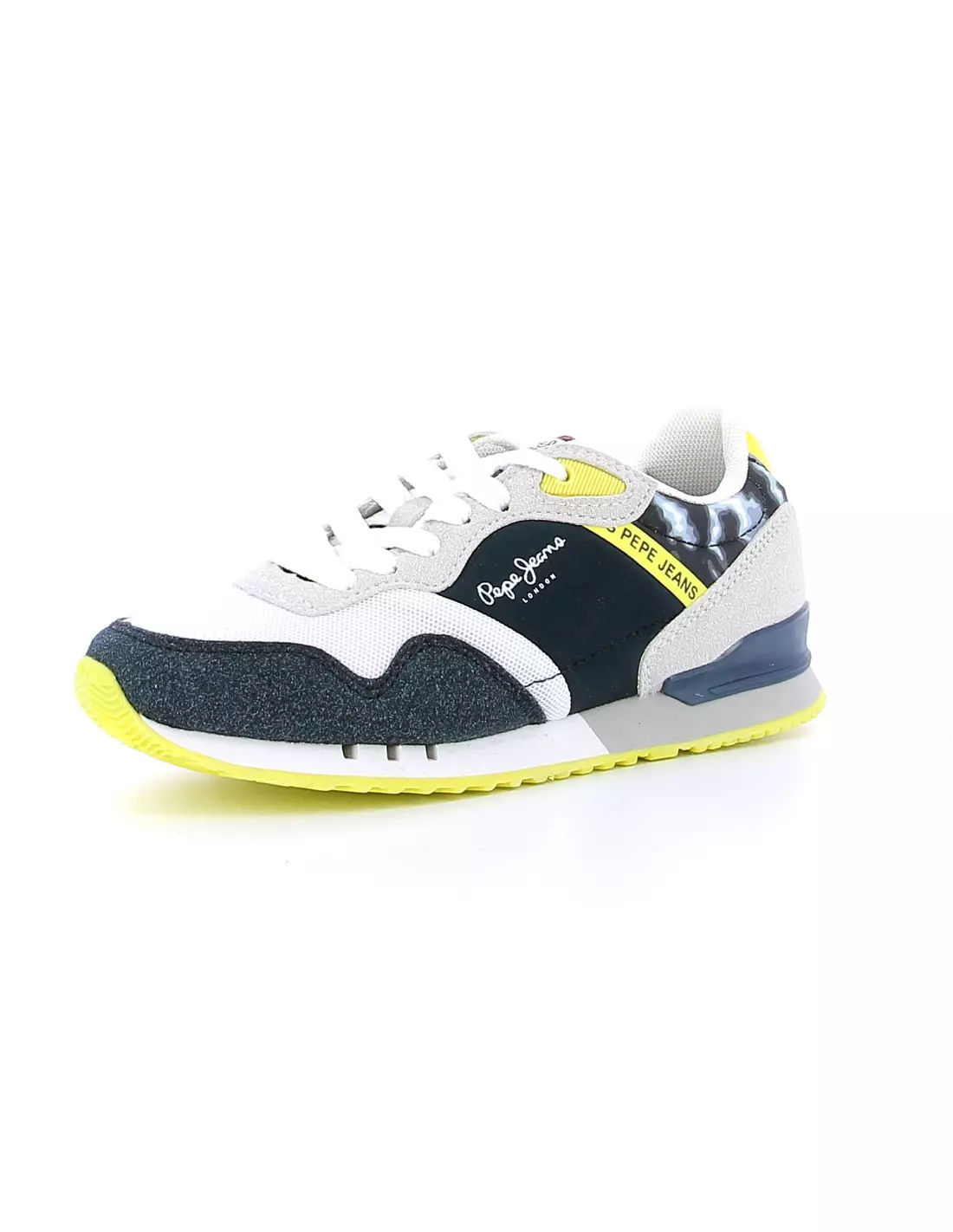 PEPE JEANS LONDON B BRIGHTON - Baskets BLEUJAUNE