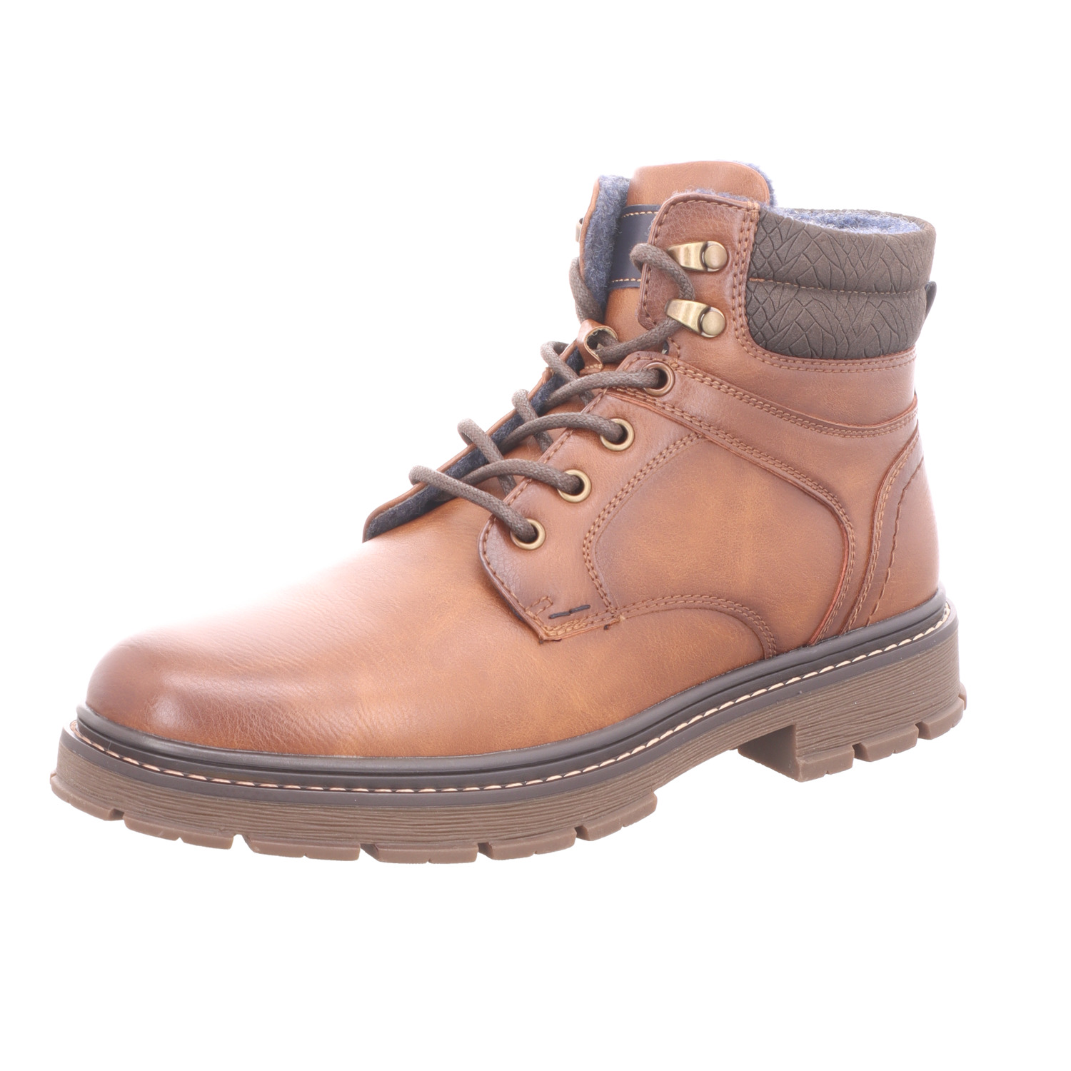 BOXX Herren-Schnürstiefel Braun