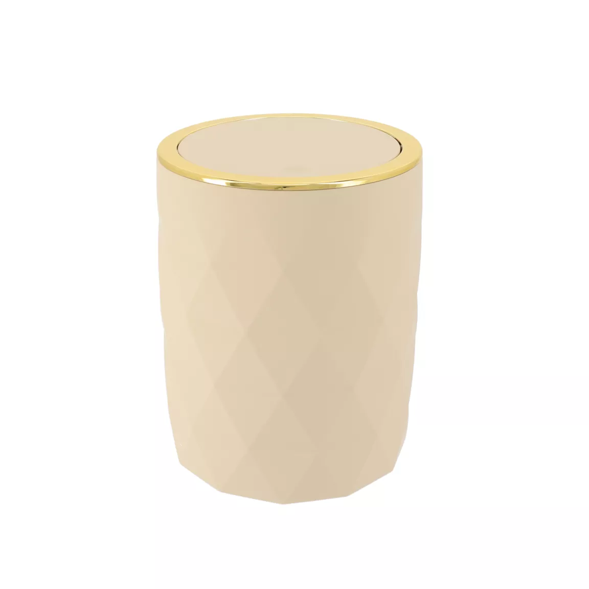 Poubelle salle de bain 6L Rubby Beige