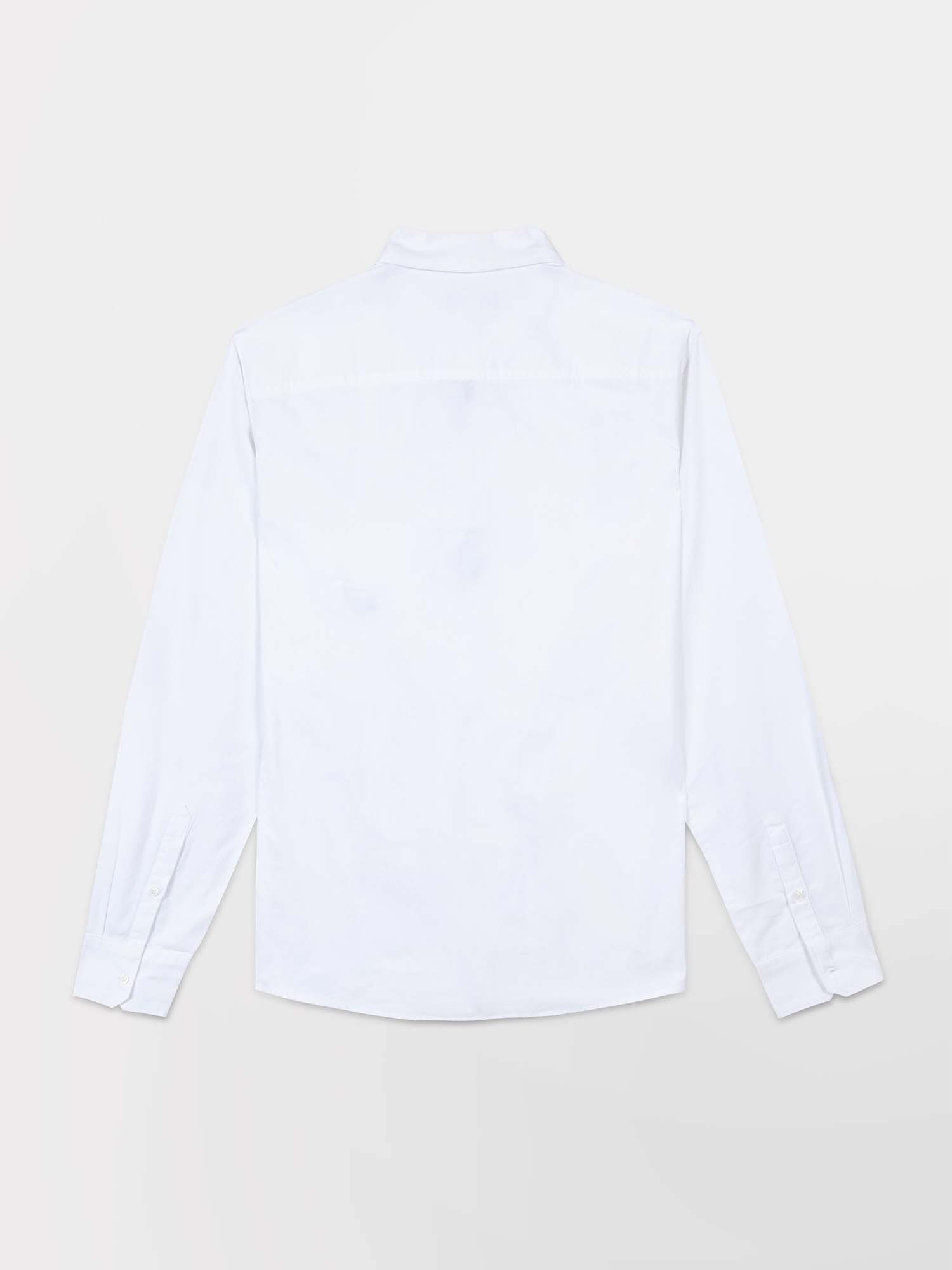 Chemise Homme Manches Longues Coton Blanc
