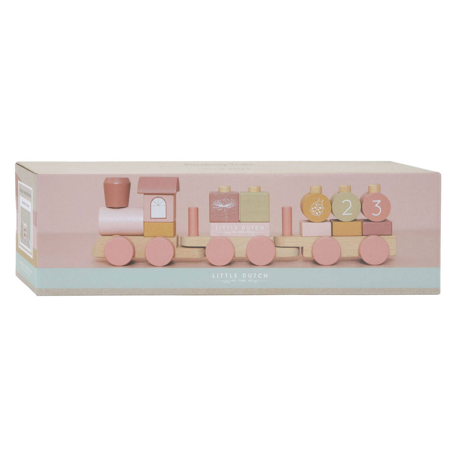 Little Dutch Houten Blokkentrein Wild Flowers FSC