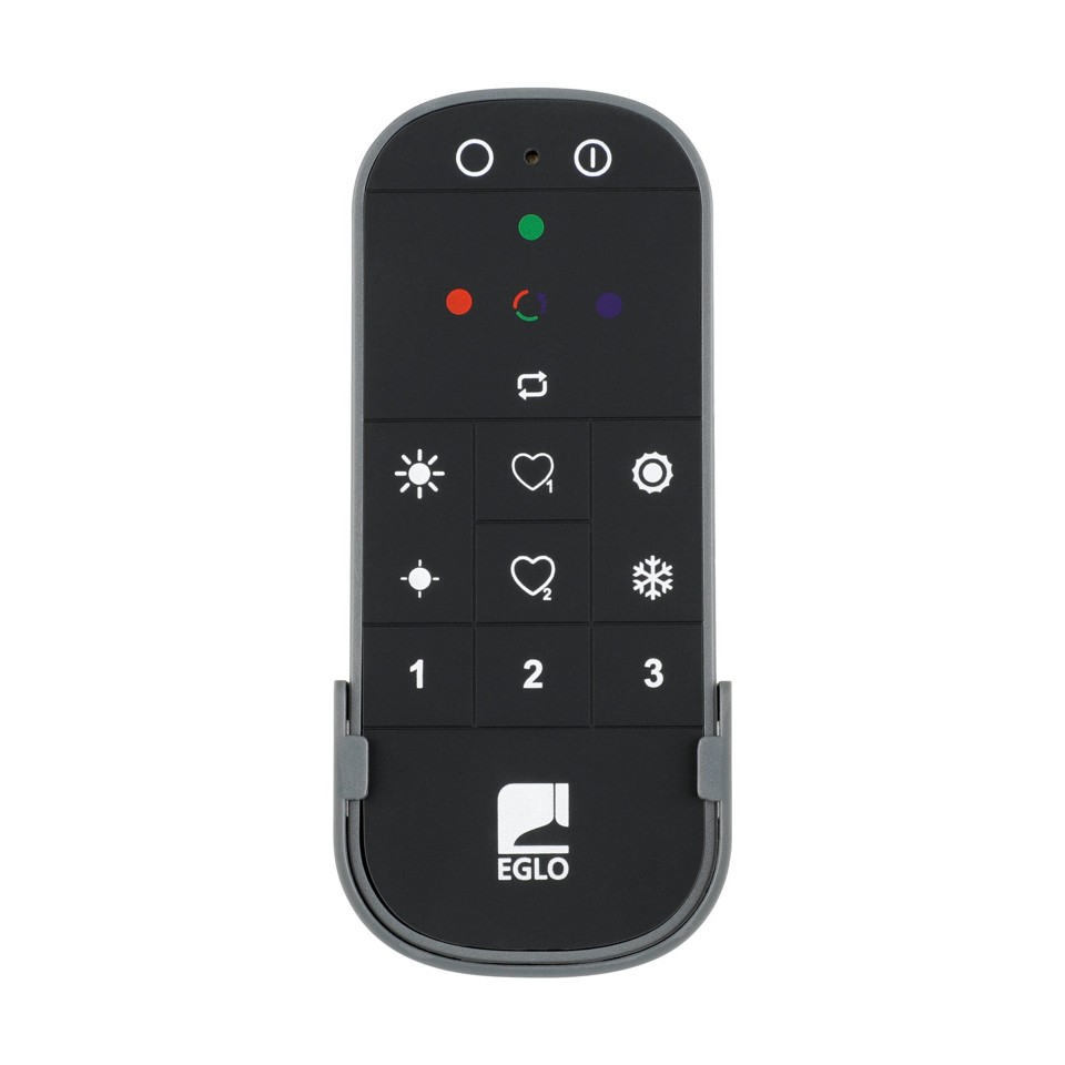 EGLO - Sæt 2x E27 A60, fjernbetjening - Hvid - Zigbee, Bluetooth