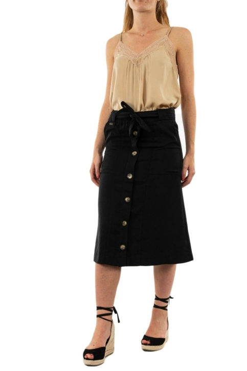jupe street one midi cargo l72 10001 black