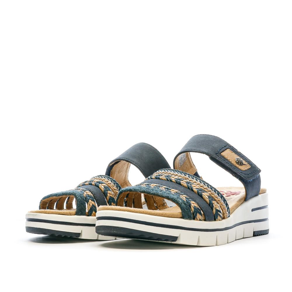 Relife Sandales Bleu Femme RELIFE Leane