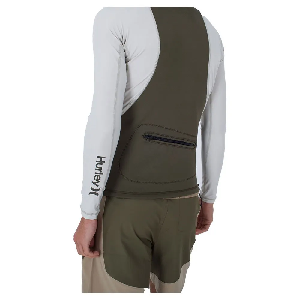 Hurley Coast Guard Hooded langärmliges Surf-T-Shirt