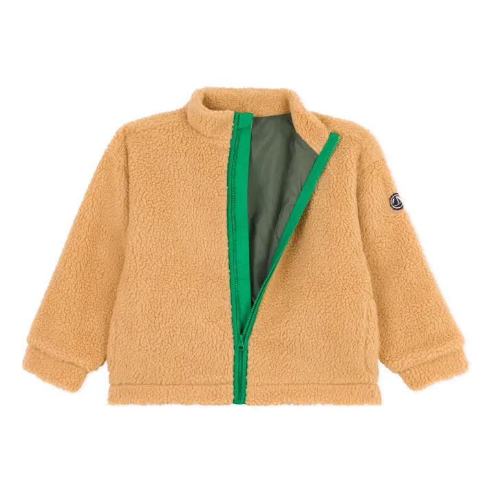 Petit Bateau Veste Macaron Polaire | Camel