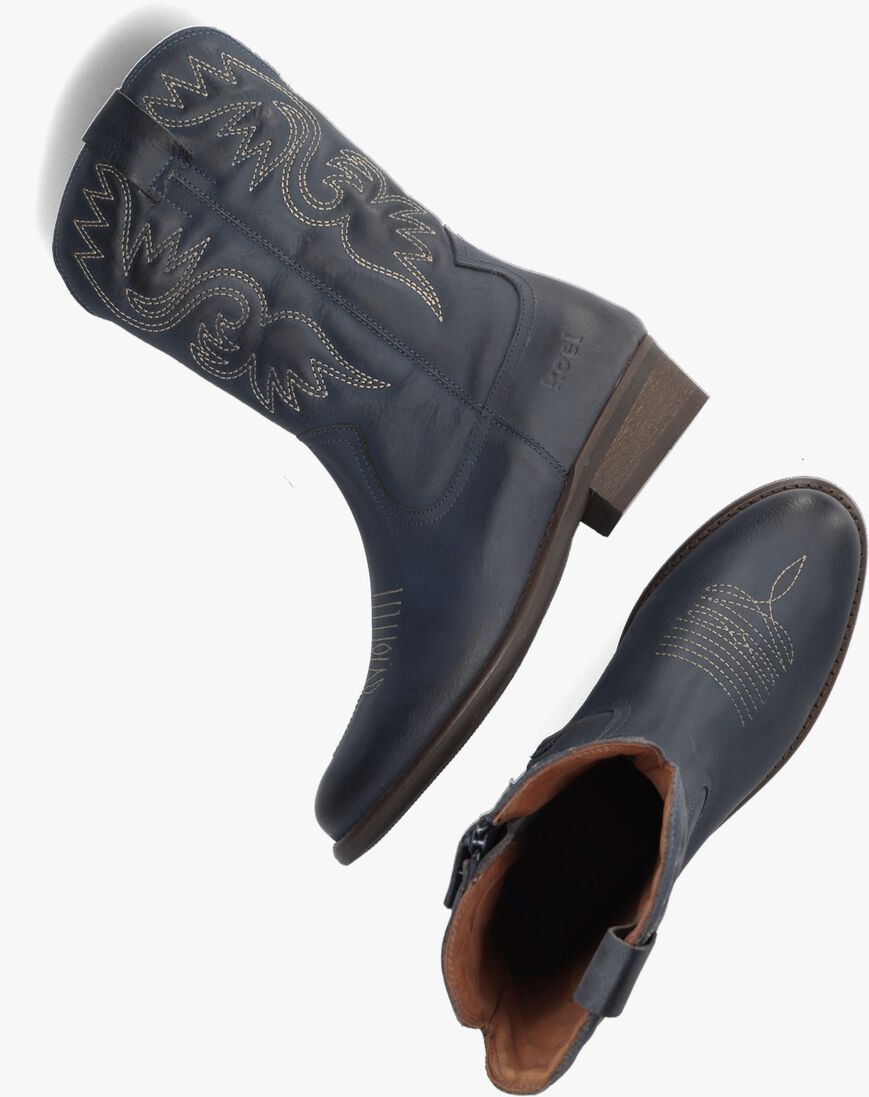 KOEL4KIDS blauwe koel4kids cowboylaarzen 10m006