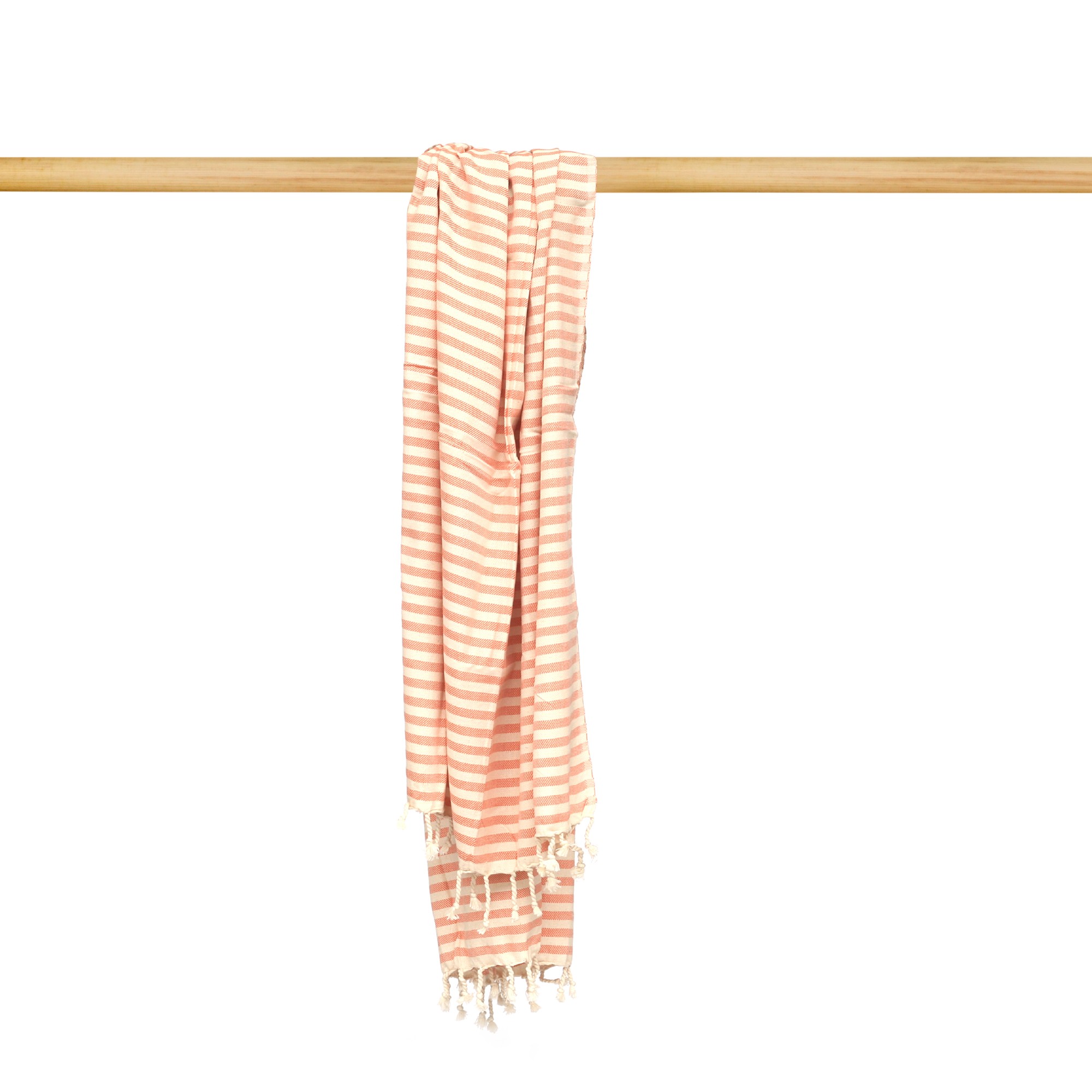 Hamamtuch 'Akasya', orange, L 175 cm, B 95 cm von fischer's lagerhaus