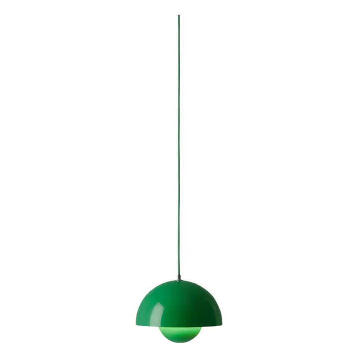 & Tradition Suspension Flowerpot VP1, Verner Panton, 1968 | Vert