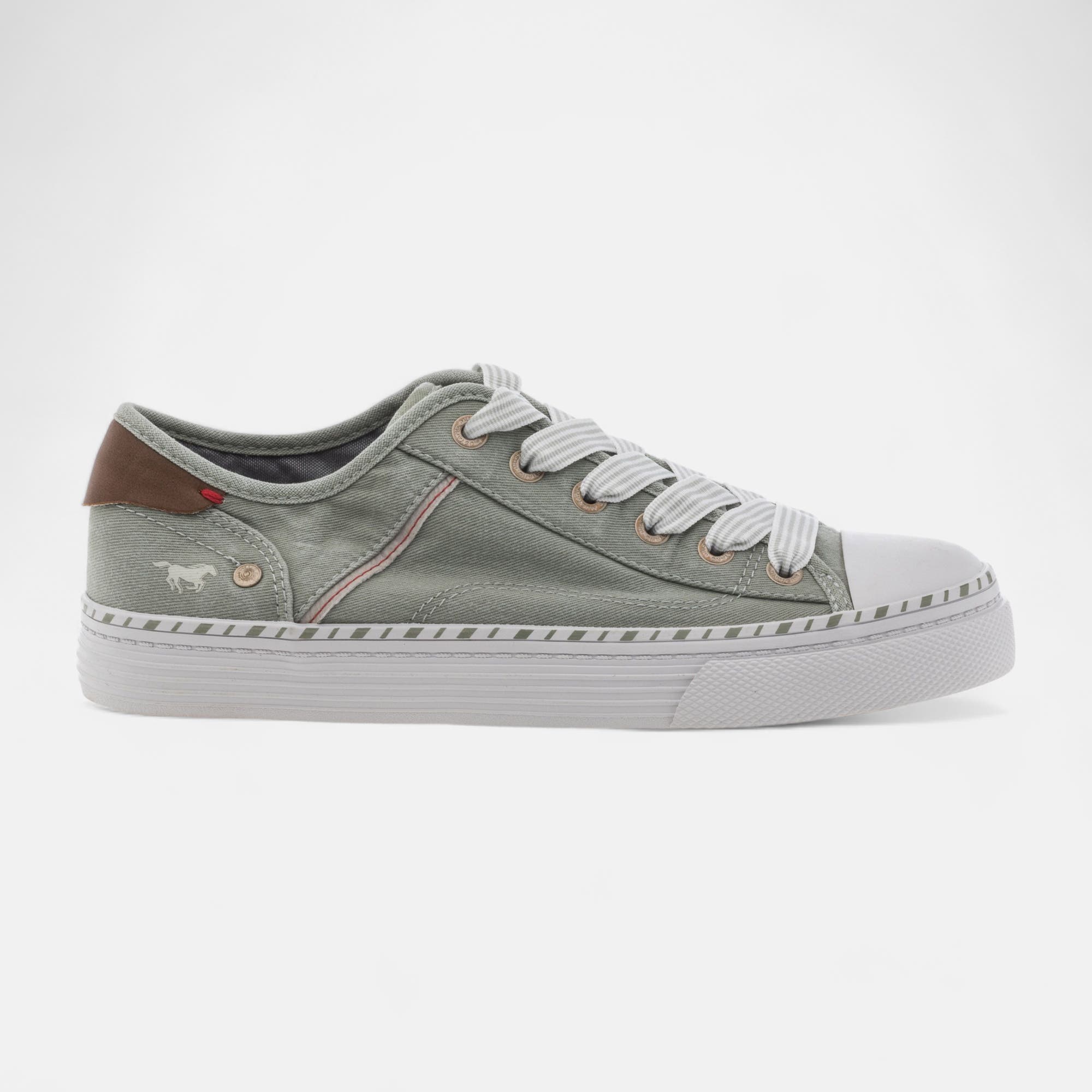 Baskets en toile Femme vert
