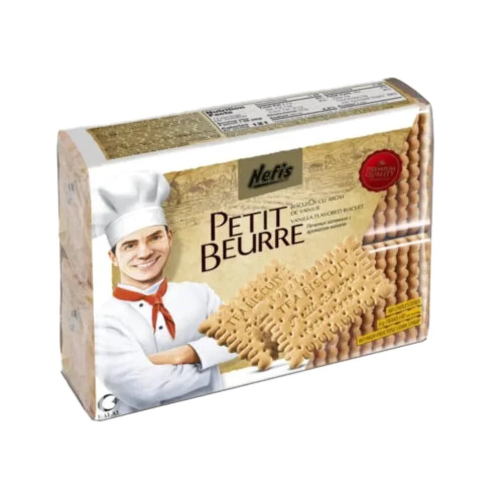Gâteaux Petit Beurre Nefis arôme vanille 370gr