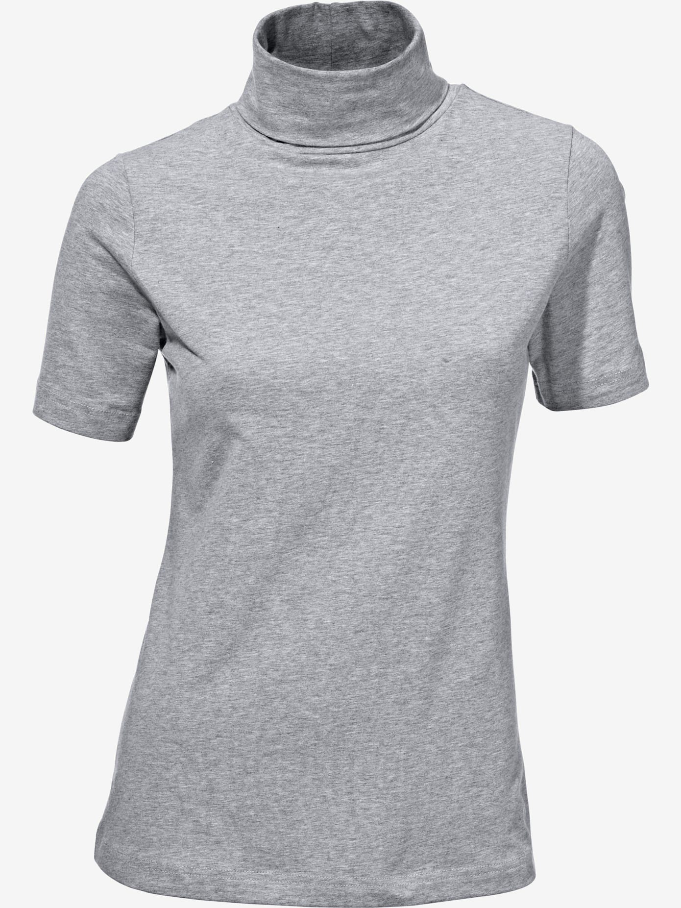 T-shirt col roulé basique facile à associer avec joli col roulé