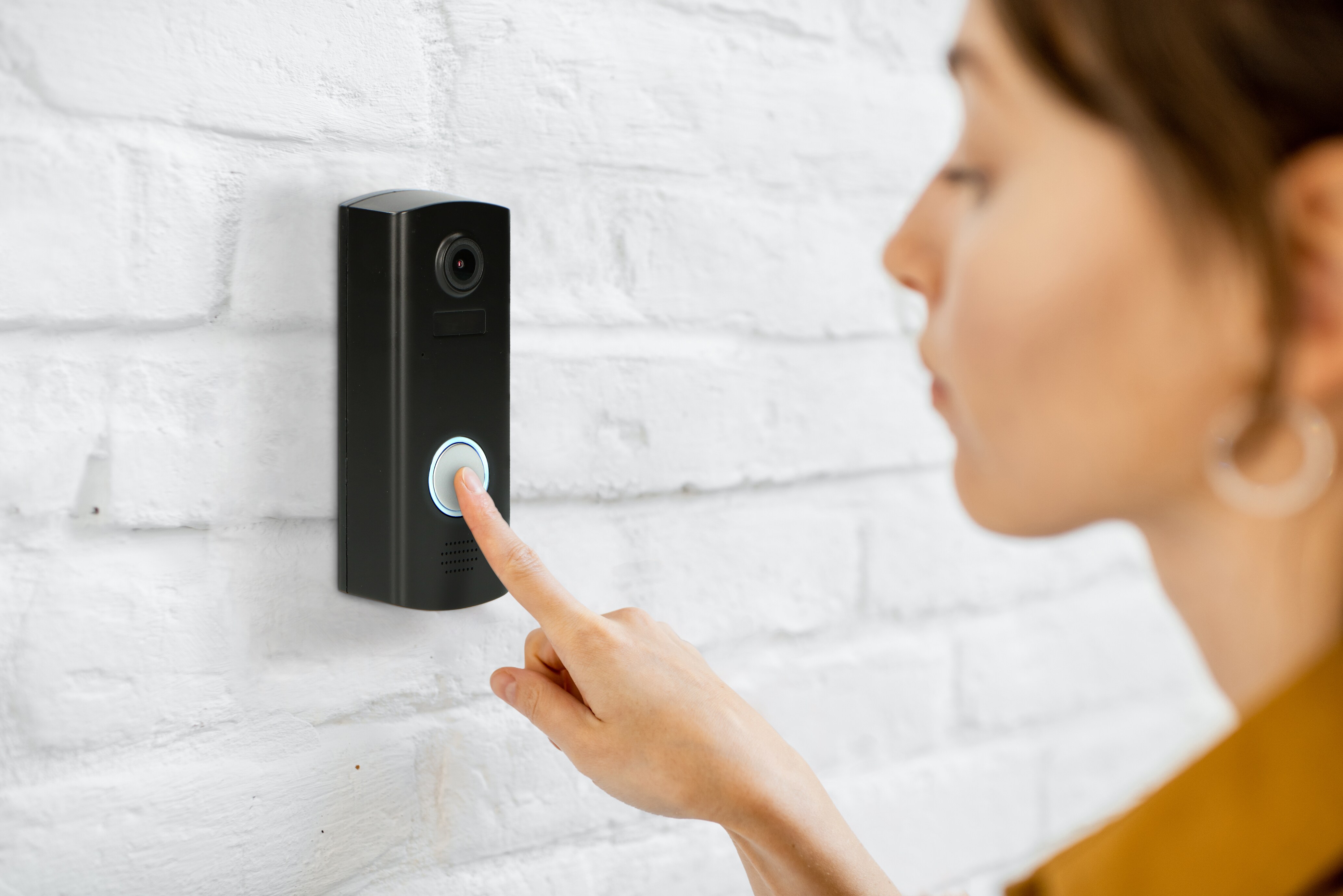 Alecto DVC600IP - WLAN-Türklingel mit Kamera - Schwarz