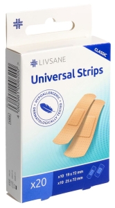 LIVSANE Classic Univeral Pflaster Strips, 20 Stück