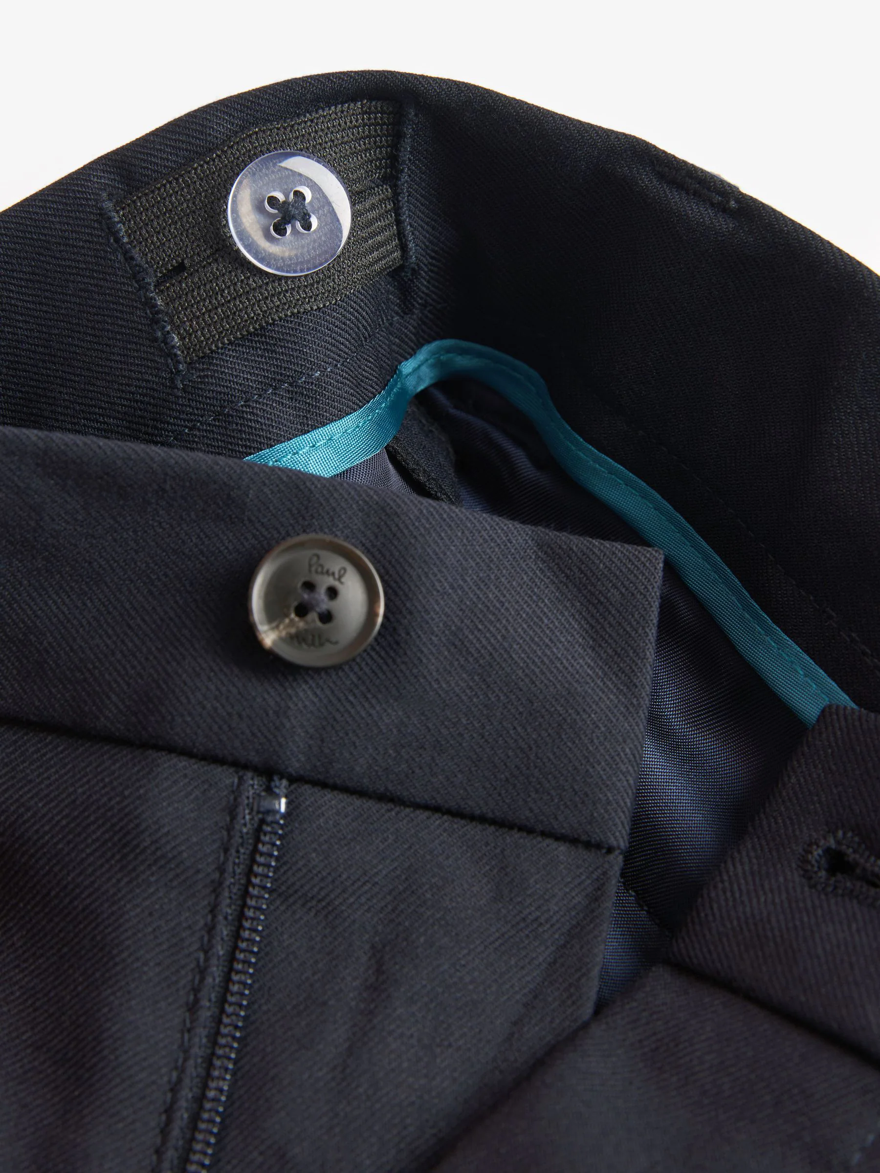 Paul Smith - Junior marineblauwe nette pantalon voor jongens