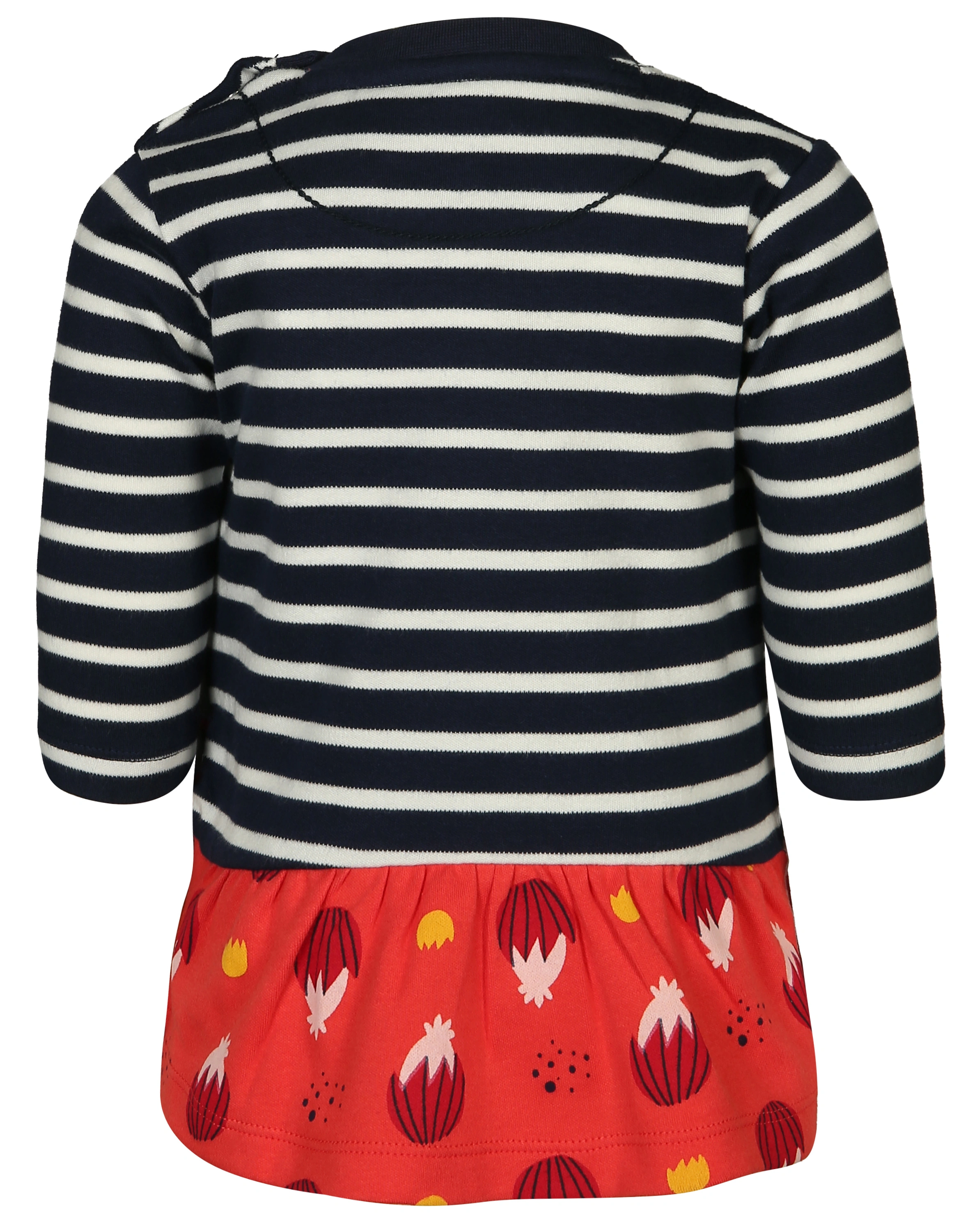 Langamkleid REH in blau/rot