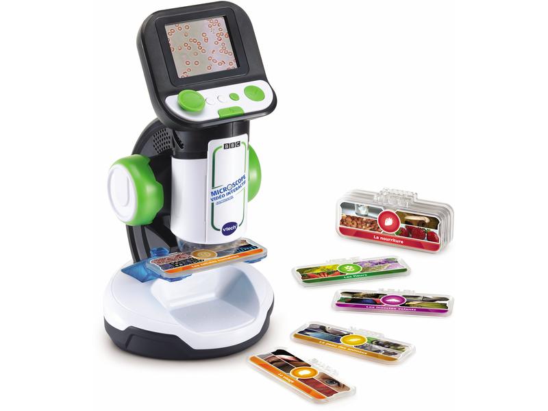 Vtech Genius XL – Microscope vidéo interactif -FR- Kinderfreundliches Mikroskop mit 3 Spielmodi