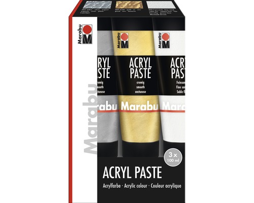 Marabu Artist Acrylpasta Set 3 x 100 ml