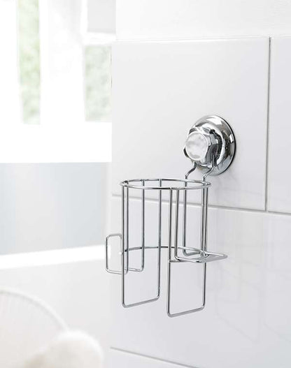 Support pour sèche cheveux à ventouse Bestlock chrome