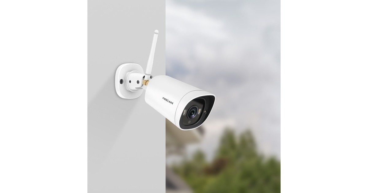 FoscamG4C, 2K Starlight WiFi buiten beveiligingscamera  (Wit)