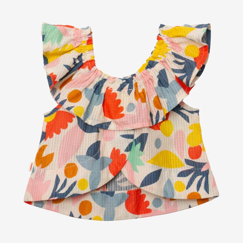 Blouse bébé fille pop couleur blanche Catimini Blanc