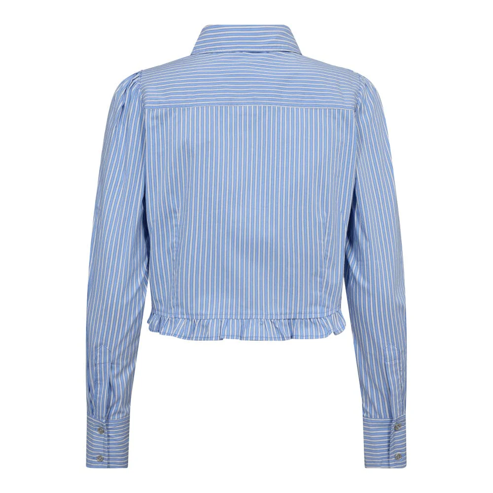 Co´Couture Addiecc Stripe Frill Shirt 35545