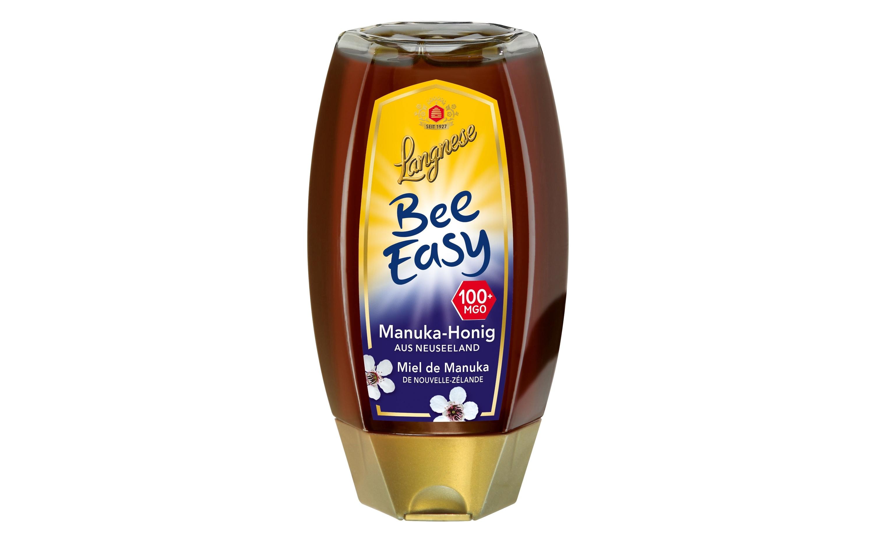 Brotaufstrich Manuka Honig BeeEasy 250 gFlüssiger Honig aus dem Spender