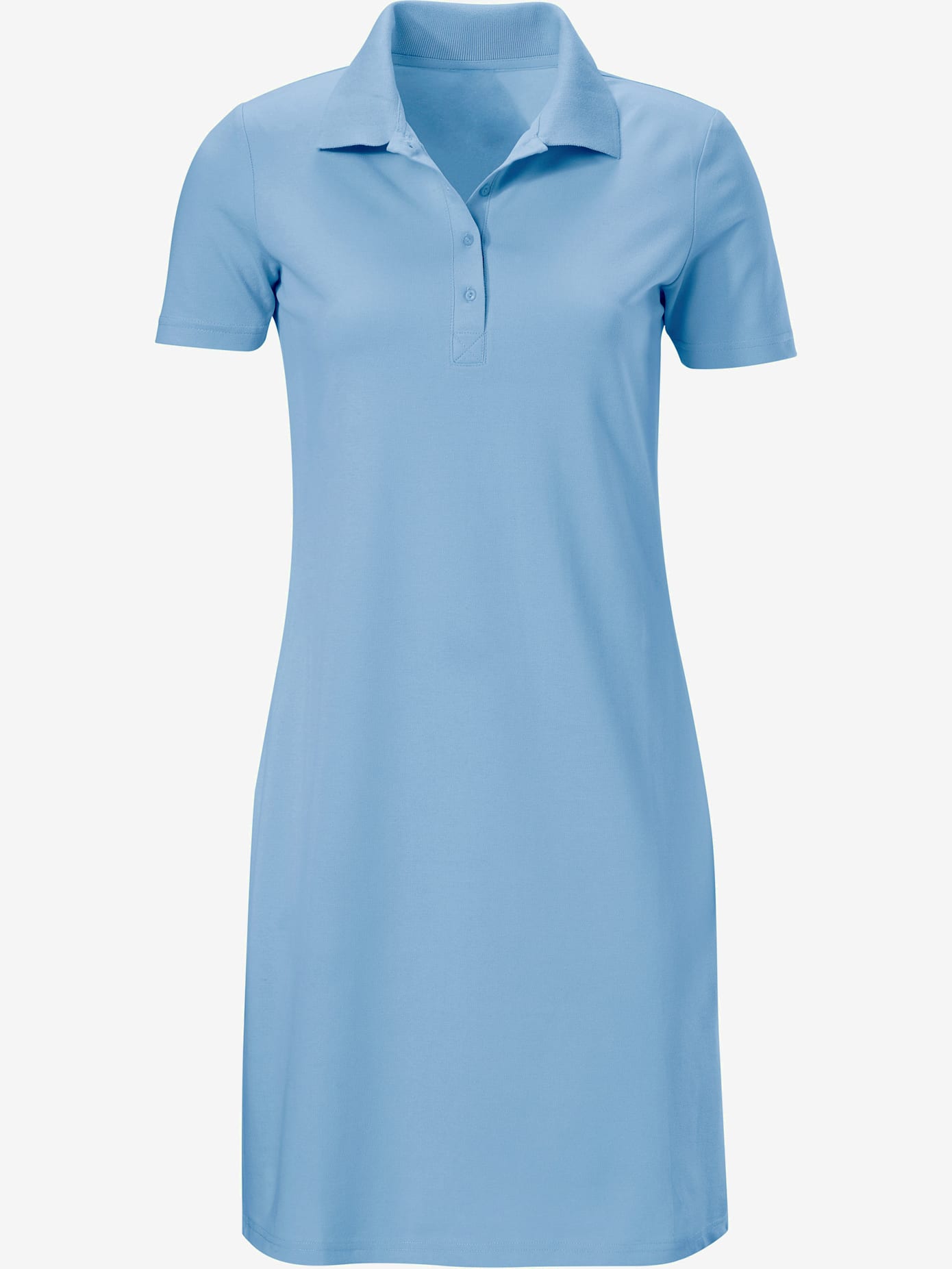 Robe longueur au-dessus du genou, style polo